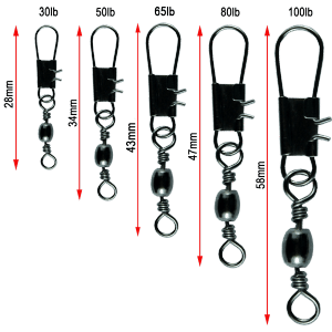 Barrel Snap Swivels